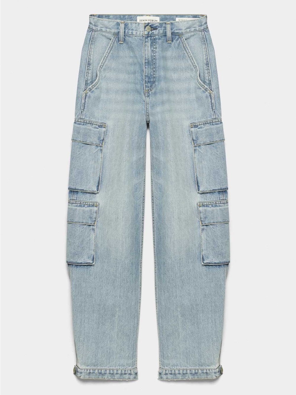 Denim Forum The '90s Millie Hi-Rise Cargo Jean